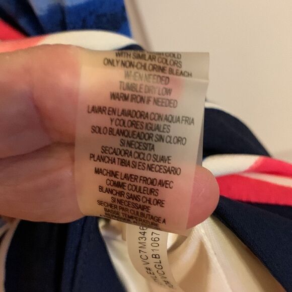 Vince Camuto Size 10 multi color dress. - Picture 10 of 11